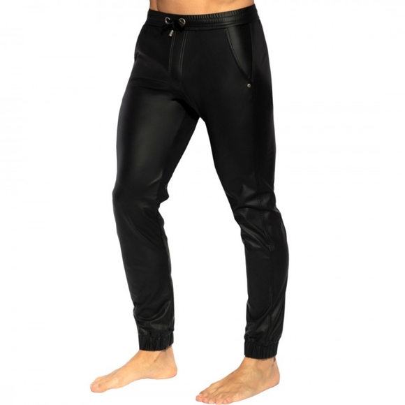 Faux Leather Fetish Sports Pants Joggers Small - Picture 3 of 3